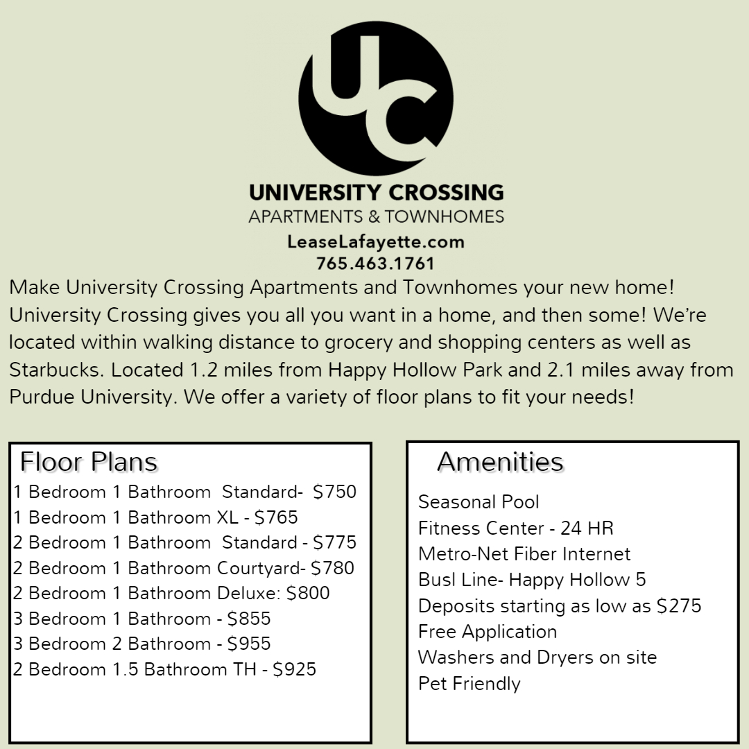University Crossing Apartments Purdue