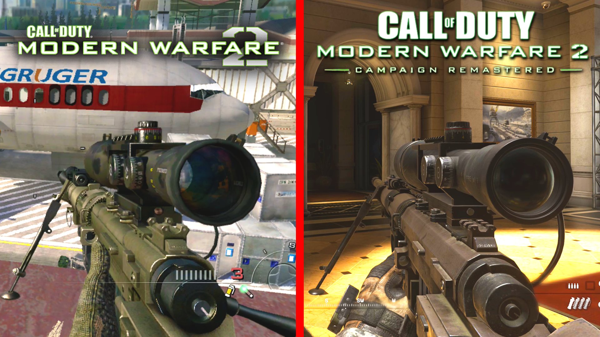 SoaR ZEPHY on X: MW2 vs MW2 Remastered - Intervention Comparison    / X