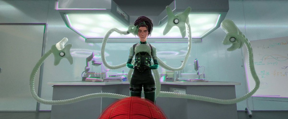 SORPRESA. ¡La Dra. Olivia es Doc Ock! Eso no me lo vi venir. Tengo que decir que el diseño de este personaje me encanta. Su tentáculos están hechos de silicona sintética semi-trasparente, para que parezcan más orgánicos que mecánicos. Dato: sus amigos la llaman Liv.