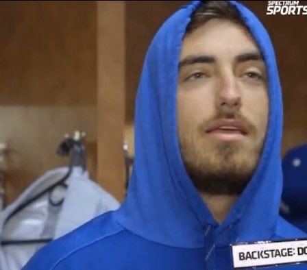 “Bruh I was watching Tiger King and was like ‘dope I can get one of those mini tigers for like 2k.’Then Chris was like, ‘yo you know there’s no mini tigers there’s just like babies that get big, right?’So. Guess I got a tiger now.”~Deep Thoughts with Cody Bellinger~