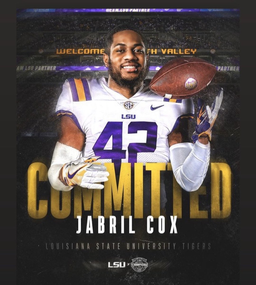 LSUFootballNew1's tweet photo. NDSU linebacker Jabril Cox commits to LSU!! https://t.co/eqjSWaht4c