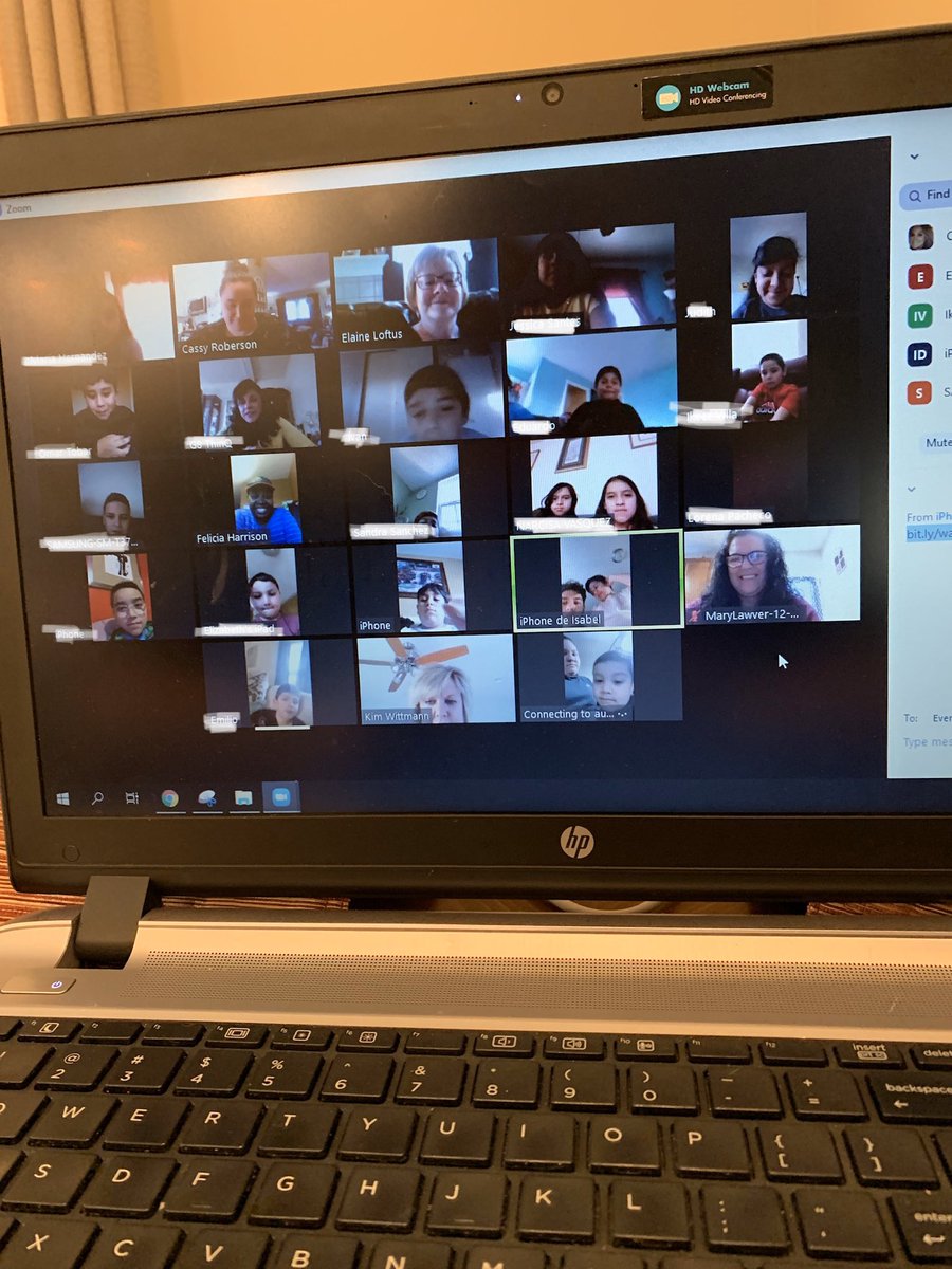 I got to see 25 of my Ss tonight! It was awesome Zoom chaos 🤣Next time small groups. I was so happy to see their face and make sure they are doing ok❤️! I’m sad I won’t see my 4th graders that I’ve had for 4 years in person 😢 fabulous <a href="/Lakeside_Lions/">Lakeside Elementary</a> teachers joined us as well!