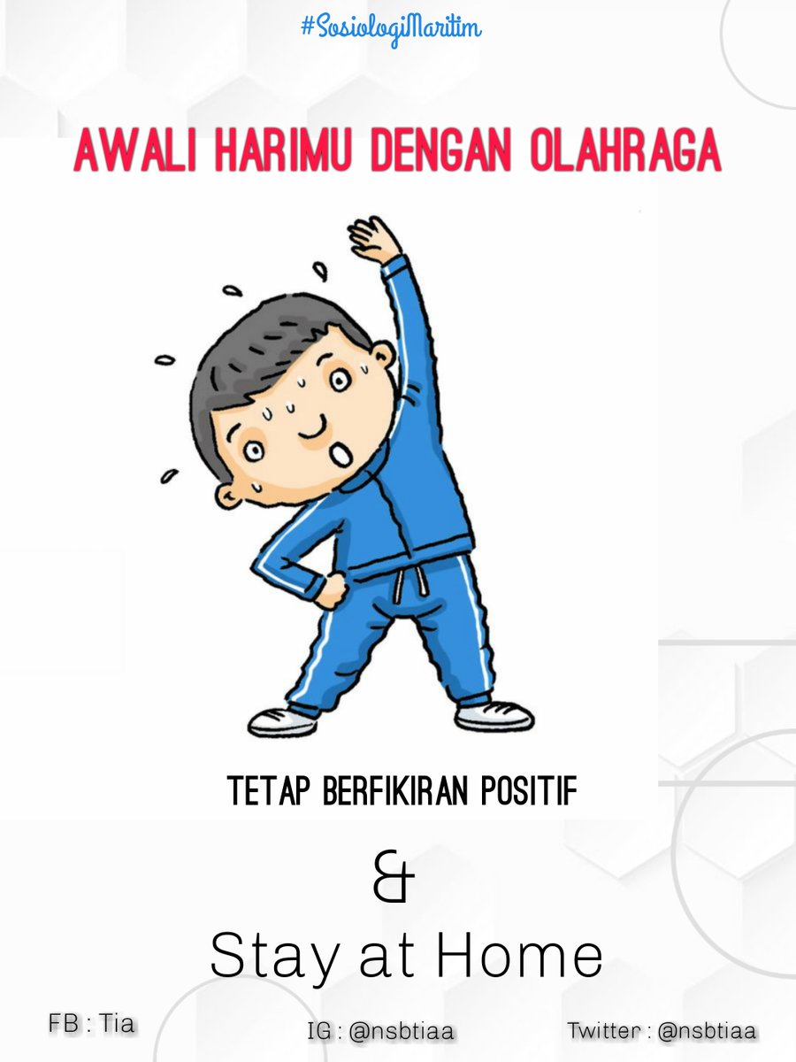 nsbtiaa's tweet photo. Selamat pagi gais 😁
Jangan lupa tetep semangat yaa 💃
.
.
#selamatkanbangsakita #selamatkanbangsa #karantinawilayah #physicaldistancing #sosiologimaritim #sosiologipedulibangsa #stayathome #covid19 #bangkitbersama #janganlupasenyumhariini https://t.co/BYfCpu5CyW