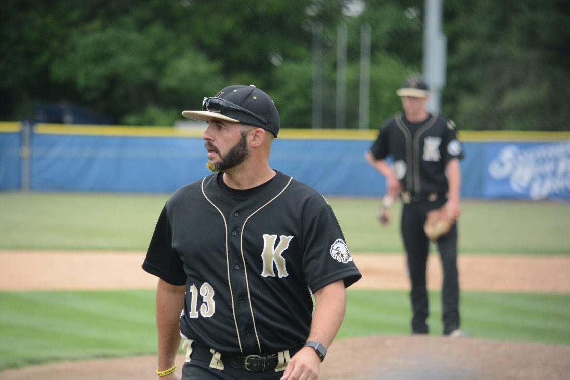 KHSbaseball7495's tweet photo. Challenge accepted from @PembrokeBBall to post 3 pictures coaching (missing it right now). Next up @_PHSBaseball_ @SanbornBaseball @HBHSBaseball https://t.co/sTCEU6Ebau