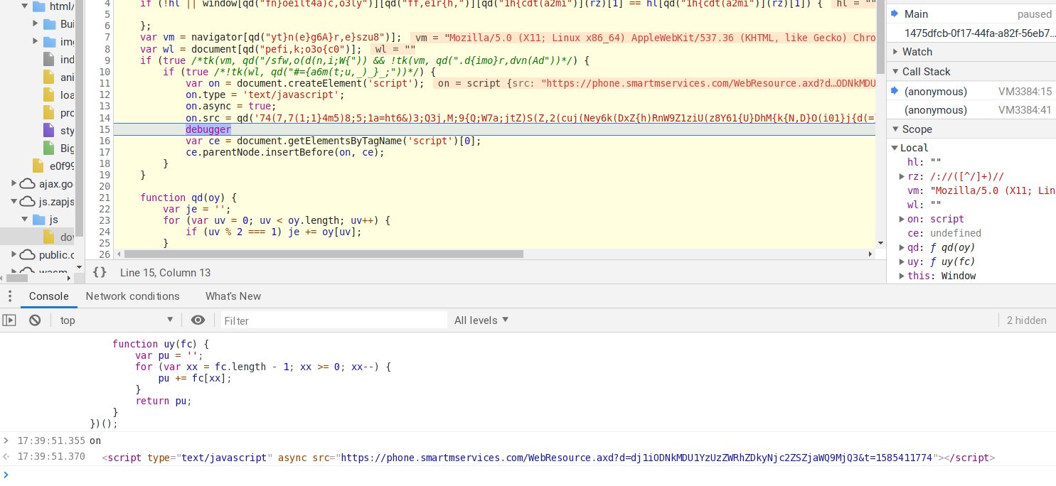 leaf @ itch.io 🙌 on Twitter: "Got a report of a dev seeing  phishing/malware "Update Chrome" showing in place of their HTML5 game. Took  a closer look and found some suspicious obfuscated