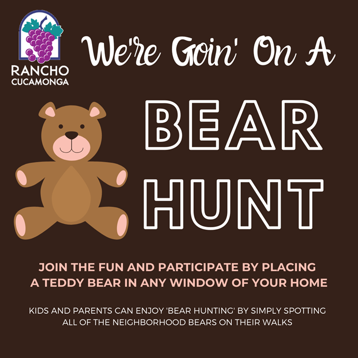 CityOfRC's tweet photo. Hey #RCcommUNITY, we're goin' on a bear hunt! Have some fun with your family while you practice physical distancing. Place a teddy bear in your window so families walking or driving by can spot your FURiend. Share pictures of the bears you find. #BearHunt #RCcommUNITY https://t.co/yUtLMQG0h5
