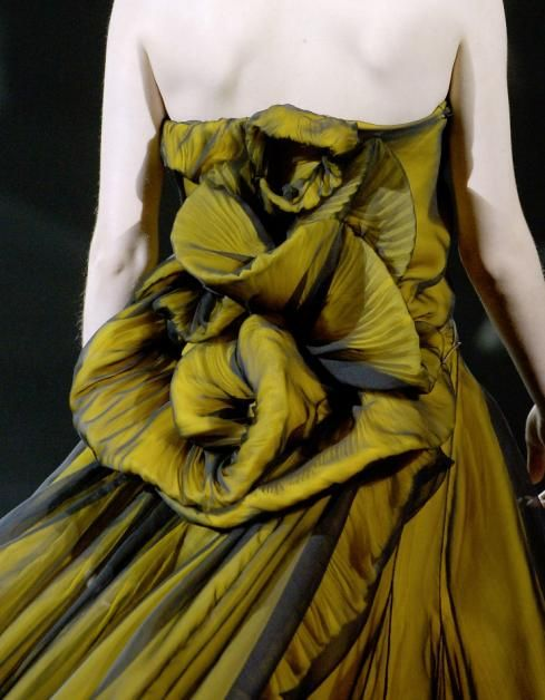 This is a made to order gown by Givenchy Cannot even begin to imagine the cost.But it is spectacular.