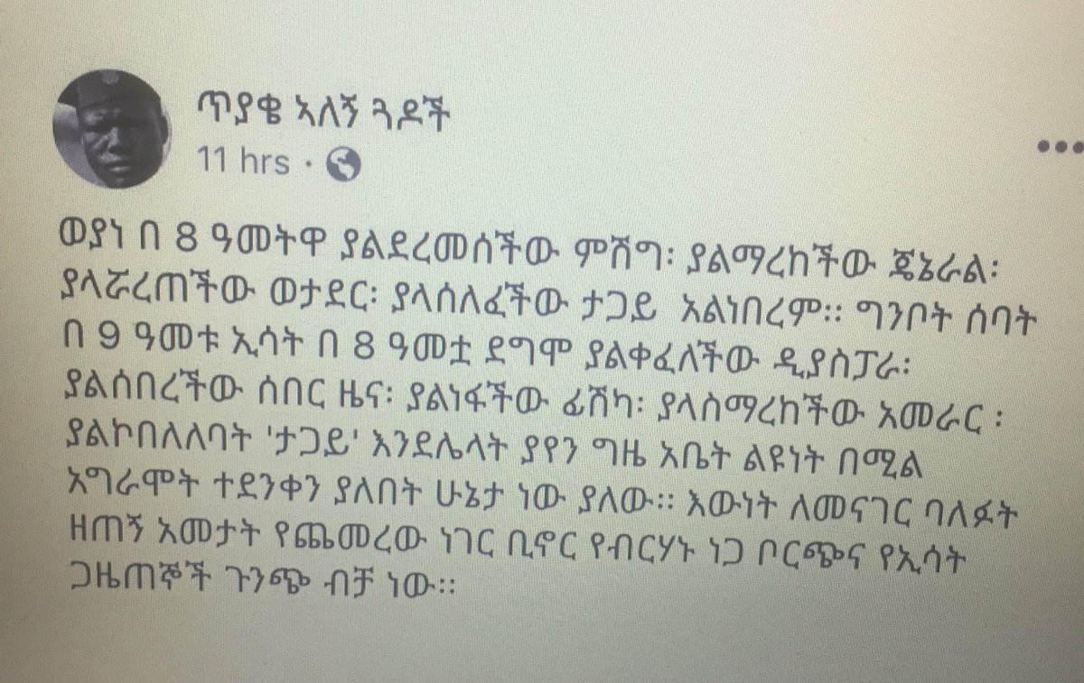 ግንቦት ሰባት የወቅቱን ሁኔታ በመገምገም የስትራቴጂ ለውጥ ማድረጉን ሲገልፅ:: መንግስትን ከመቃወም ወደመደገፍ የተደረገ ሽግግር ተደርጎ ሊወሰድ በሚችል መልኩ የለውጡ ደጋፊ መሆኑን የሚያመላክት አካሄድ ተጀመረ:ህወሀት በወኪሎቹ ግንቦት 7ን አጣጣለ