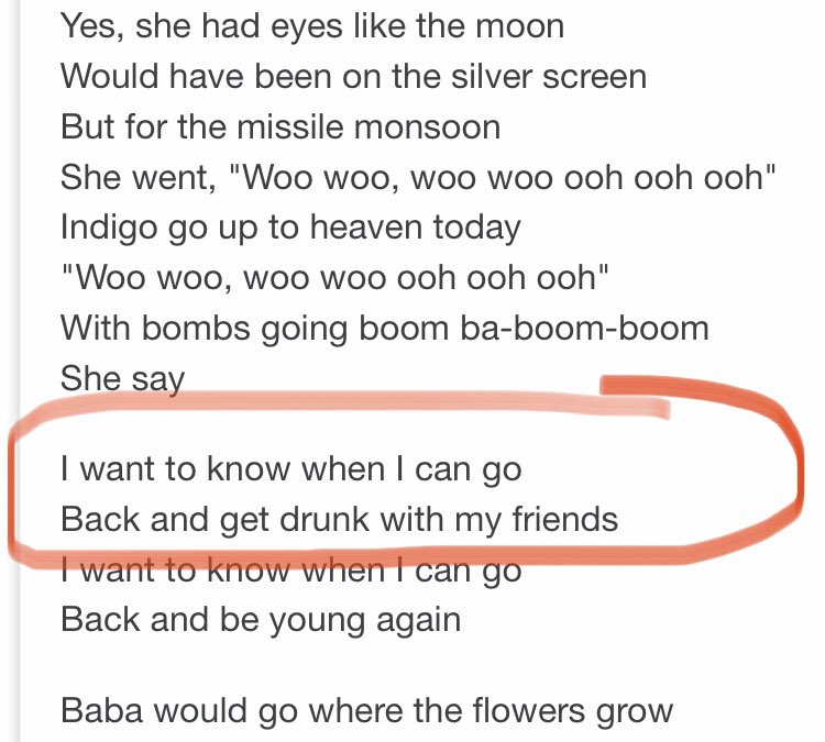 AllieBergeman's tweet photo. @coldplay really predicted the corona feelz https://t.co/RiI3GOH7hh