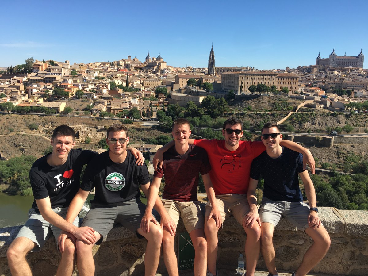 'Fun in the Process' Continued!The 2020 seniors developed a bond that will last a lifetime. 1. In a fountain in Madrid, Spain!2. Touring Toledo, Spain!3. Touring Montserrat in Spain!4. Celebrating a National Championship!