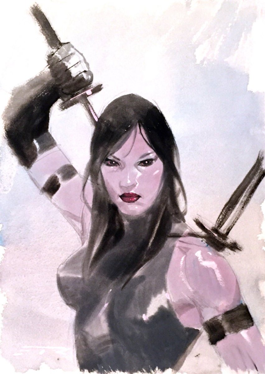 CoolComicArt's tweet photo. Psylocke by Esad Ribic https://t.co/l4UrHgGf3e