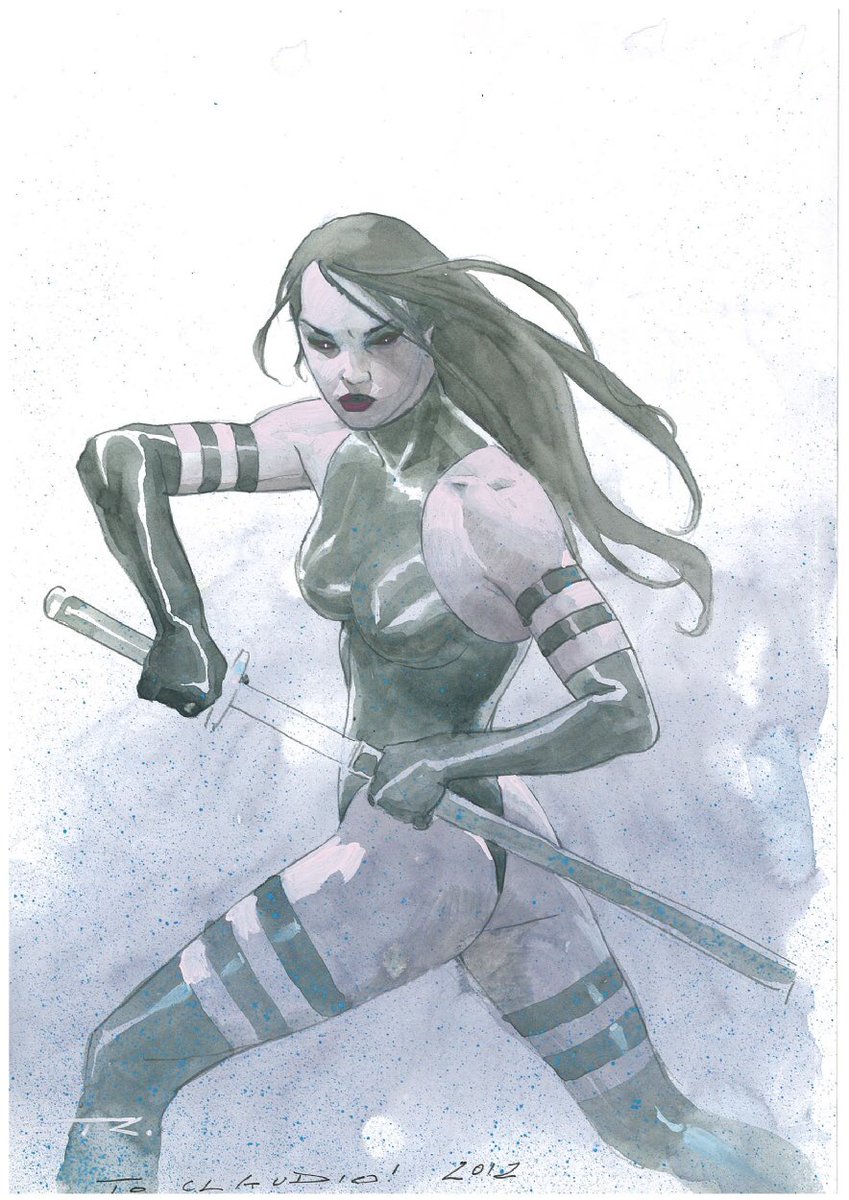 CoolComicArt's tweet photo. Psylocke by Esad Ribic https://t.co/l4UrHgGf3e