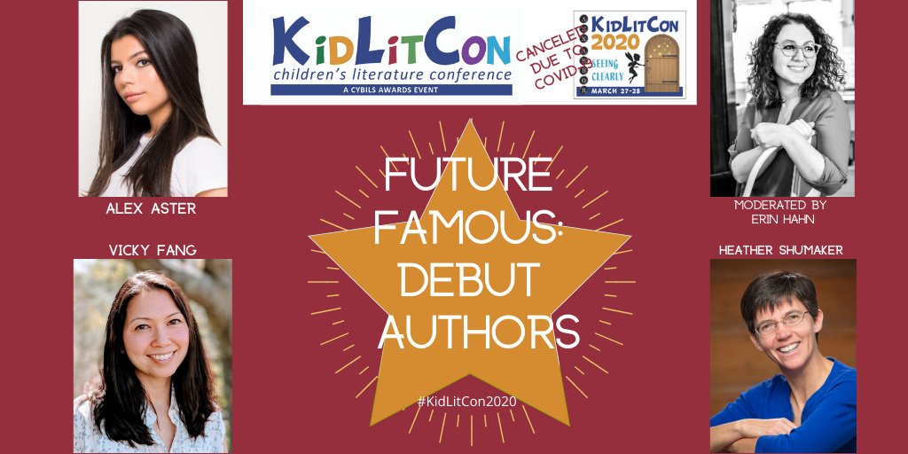 KidLitCon (@kidlitcon) on Twitter photo These #debutauthors would've been on the Future Famous panel at #KidLitCon2020 : <a href="/byalexaster/">Alex Aster</a> (Emblem Island) @Fangmous (Layla & the Bots; Invent-a-Pet) <a href="/HeatherShumaker/">Heather Shumaker</a> (Griffins of Castle Cary). Moderator @Erinhahn_author (More Than Maybe). #supportIndieBookstores #2020debuts These #debutauthors would've been on the Future Famous panel at #KidLitCon2020 : <a href="/byalexaster/">Alex Aster</a> (Emblem Island) @Fangmous (Layla & the Bots; Invent-a-Pet) <a href="/HeatherShumaker/">Heather Shumaker</a> (Griffins of Castle Cary). Moderator @Erinhahn_author (More Than Maybe). #supportIndieBookstores #2020debuts