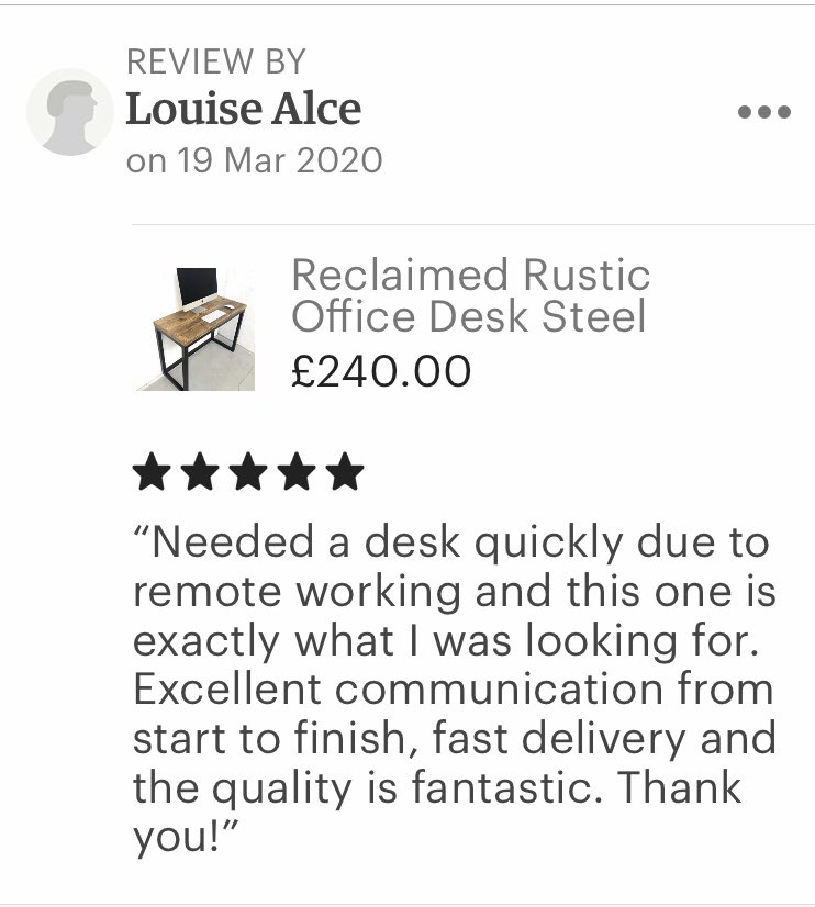 Designerleg's tweet photo. Last 3 great reviews on #etsy #designerlegs #COVID19 #coronavirus #homeworking #desk #office #industrial #rustic #reclaimed #scaffoldplanks https://t.co/efWOdXHOsg
