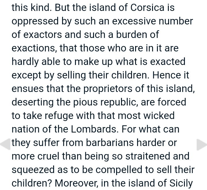 Pope Gregory the Great writes to empress Constantine Augusta, begging Byzantium to stop the injustices happening in Italy.Explaining that the people are so sick of the Byzantine authorities that they seek refuge with the "wicked Lombards" ("nefandissima Langobardorum gens").