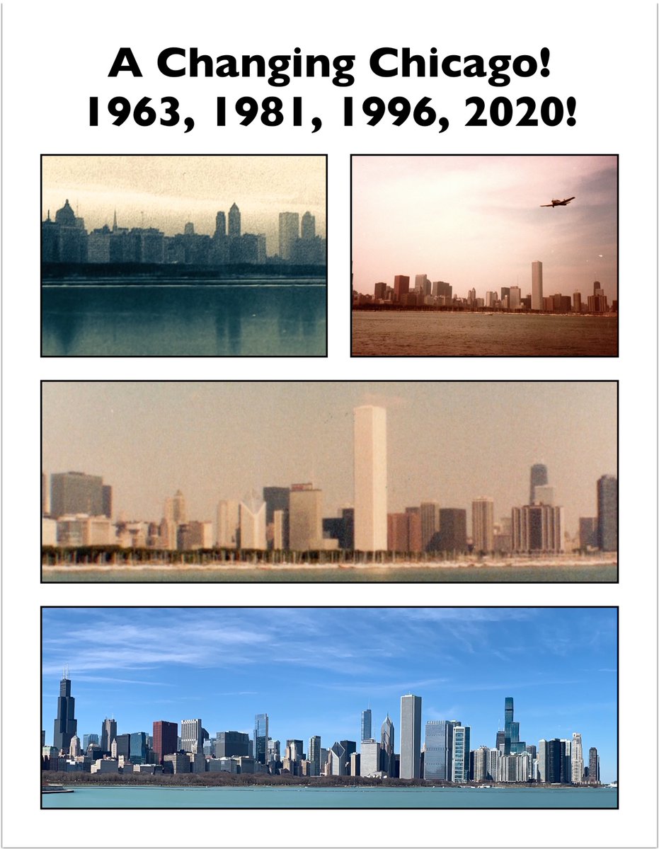 Since I'm not going on my usual walks, here are a few pictures of our beautiful Chicago - thru the years! The first 3 were taken with "old" film cameras; the last with my iPhone. <a href="/seeitchicago/">See It Chicago</a> <a href="/chicagosmayor/">Mayor Brandon Johnson</a> <a href="/ChooseChicago/">Choose Chicago</a> <a href="/ChiPhotoGuy/">Nick Ulivieri</a>