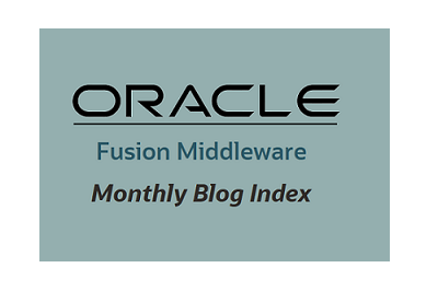 OracleMWSupport's tweet photo. Here is last months Fusion Middleware Support Monthly Blog Index - March 2020 #OracleMWSupport #psdidm #soaintegrationsupport https://t.co/ZxDNe5Togl https://t.co/0X3x4HrjT9