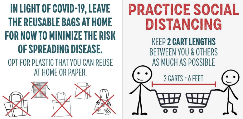 MkeRecycles's tweet photo. Hold onto those plastic bags for recycling at a later date.

Paper bags are recyclable curbside. Plastic bags are recyclable only through a store drop off. Consider reusing plastic bags as bathroom garbage liners or to pick up pet waste. #RecycleRightWI #StayHealthy https://t.co/czJVoRX5vB