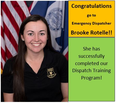 TCSHERIFF's tweet photo. Brooke Rotelle Passes Dispatch Training Program! - https://t.co/XlwZVpuKGh https://t.co/HfB4KGKMpQ