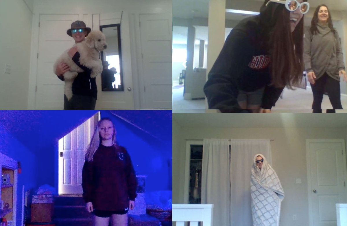 Spanish 1 students this week are learning prepositions and practicing them by making a line dance video on FlipGrid! Love seeing pets and family members join too! (Check out the original dance here: youtube.com/watch?v=mya0Rq…) #cfevs