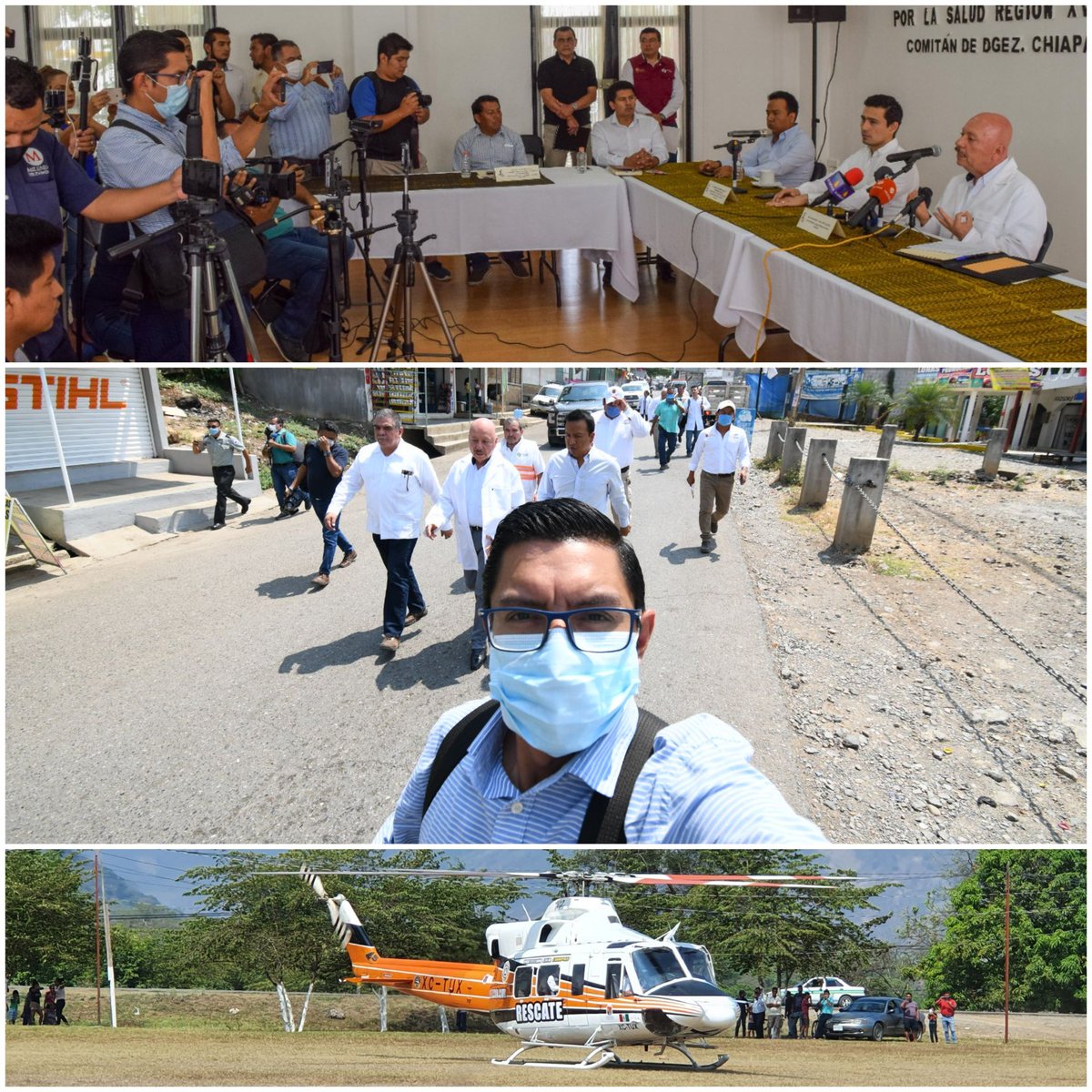 FaustinoRene's tweet photo. La del hoy. 

Puerto Fronterizo - La Mesilla. 
#Coronavirus #Chiapas https://t.co/2ZPmD84ehu