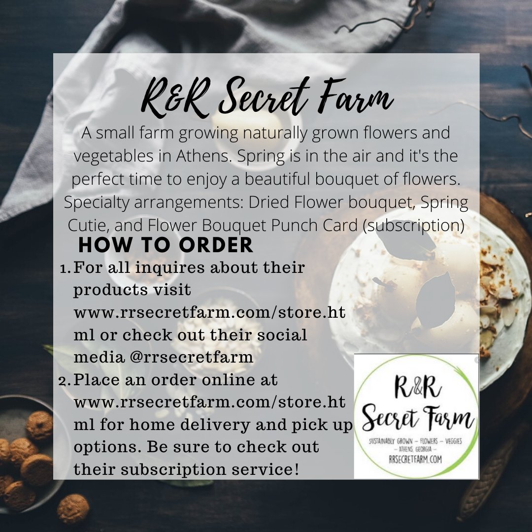 Spring is in the air. Looking for some fresh and gorgeous flowers? Check out R & R Secret Farm!
