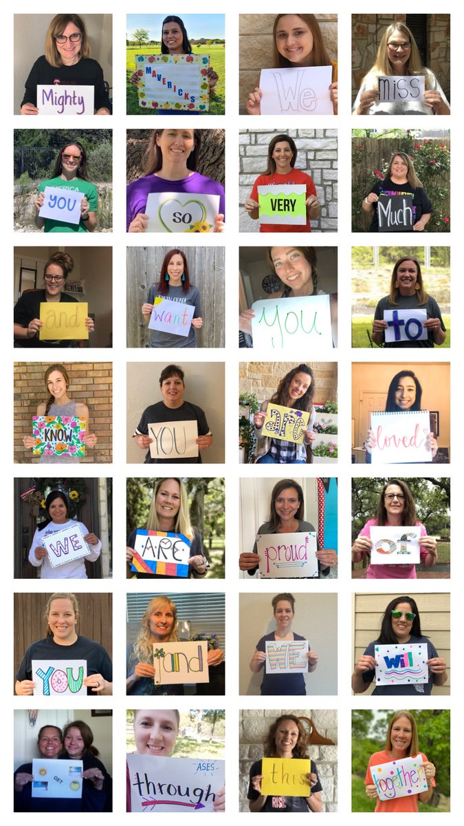 Carla_Carter70's tweet photo. Hey Mavericks!  Check out this message from all of us at Arlon Seay!  Shout out to 
@kimstanley46
 for getting together to create this message!   
@ASE_Mavericks https://t.co/0rW3NAwwzE