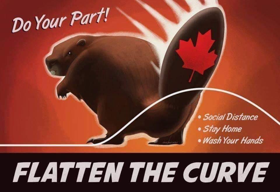 mattwayn's tweet photo. Flatten the curve! https://t.co/tT1o1vJ1XI