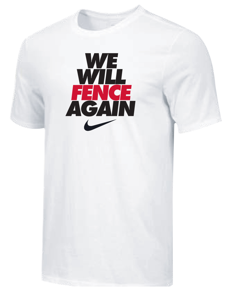 APSFencing's tweet photo. There is no stopping US. We will fence again.
•
•
•
Show the world what one team can do. Shop now - https://t.co/olRPkm3BCE 
•
•
•
#nike #sport #playinside #playfortheworld #fencing #usafencing #nikesportswear https://t.co/V5WQUrZ0XK