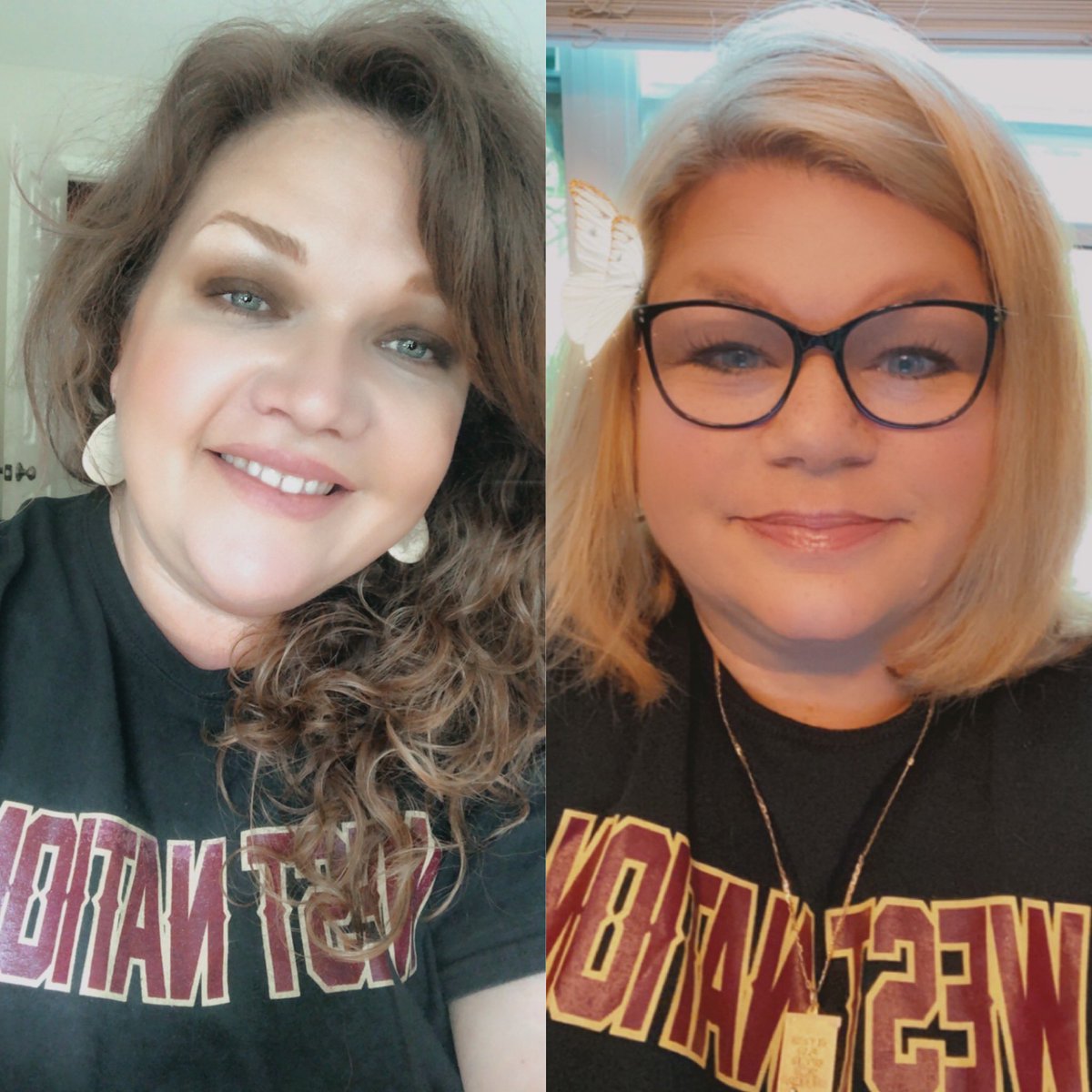 RebeccaZachary1's tweet photo. #twinning @mwhsstuco @westmustangs #onlinespiritweek https://t.co/wYaOG2bUSK