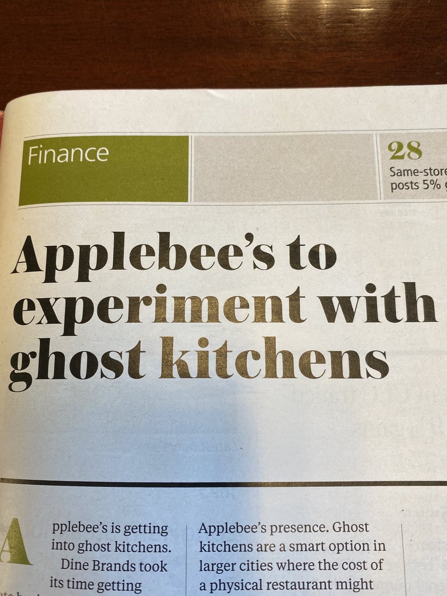 TomGarrett15's tweet image. Unfortunately, the industry is coping with a different kind of ghost kitchen...empty ones.  Looking forward to summer..
