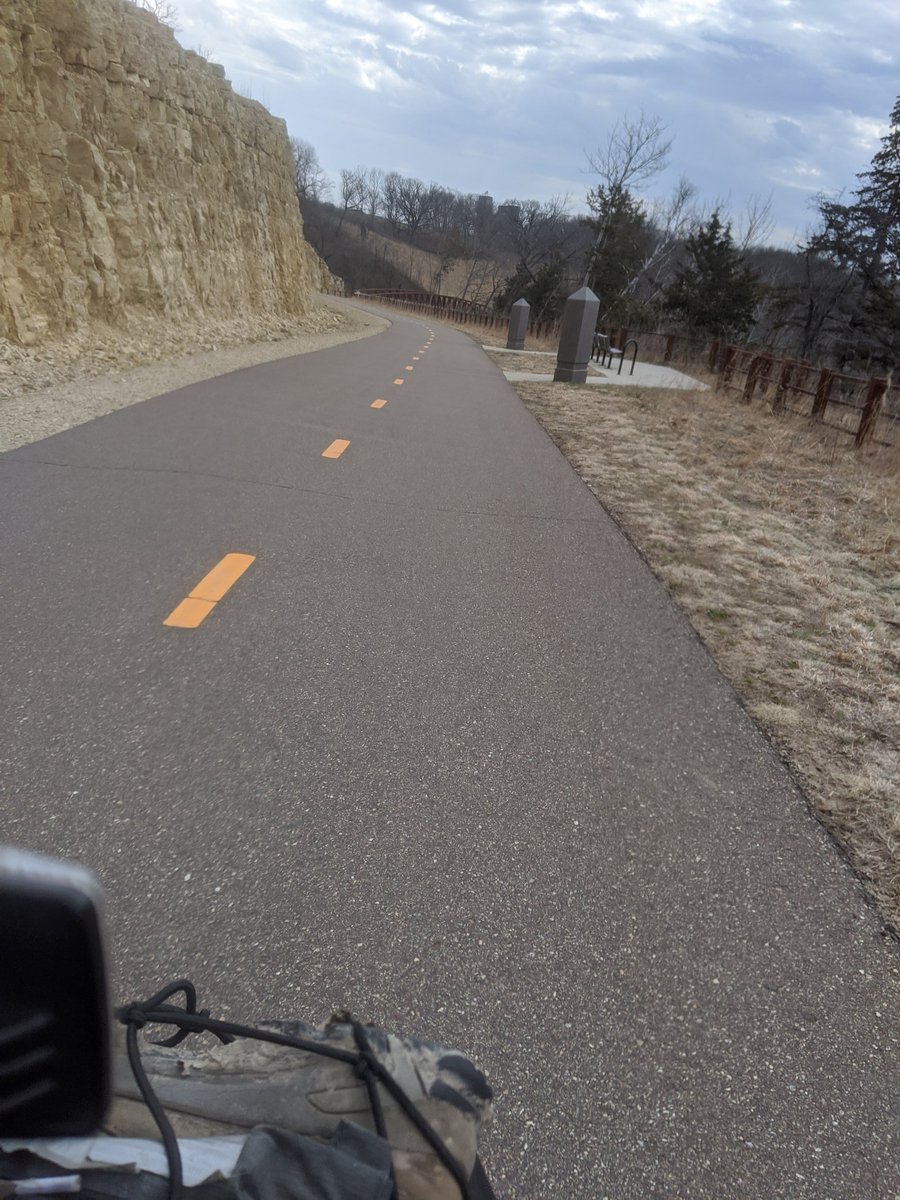 The rest of the trail is super pleasant! And as I got further into the Cities, I noticed that Dakota County has done a really good job putting up wayfinding signs at every conceivable junction. – at  Spring Lake Regional Park