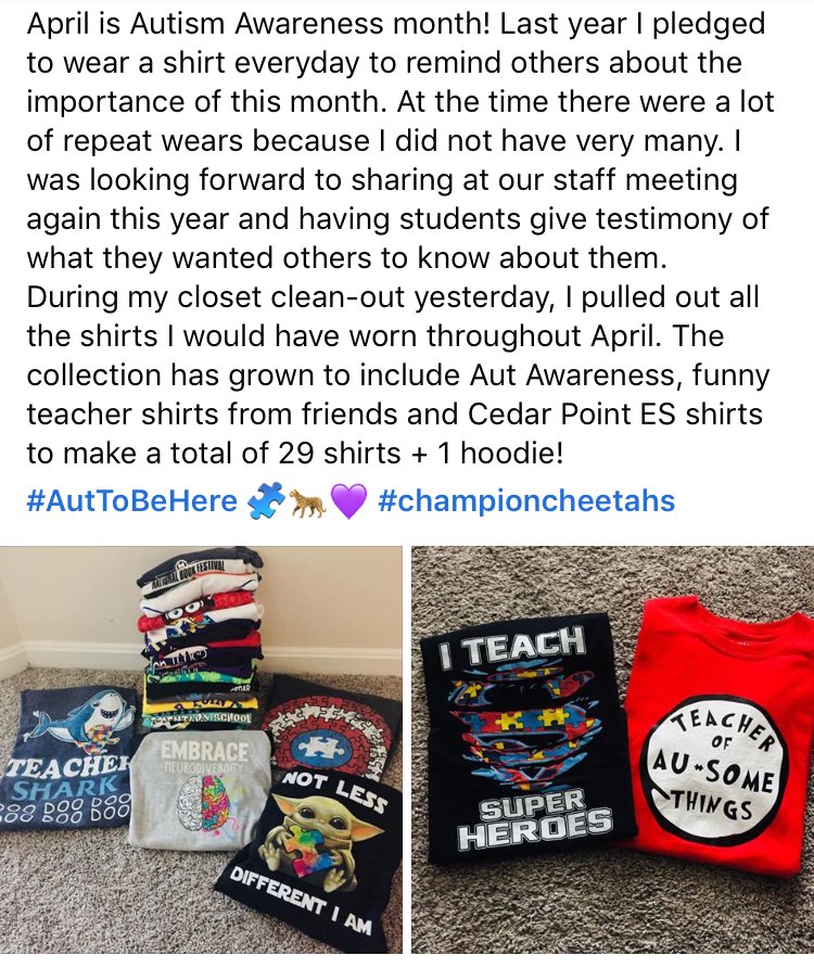 classactexplore's tweet photo. #HappyAutismAwarenessDay #AutToBeHere 🧩🐆💜 https://t.co/g80kV1e77T