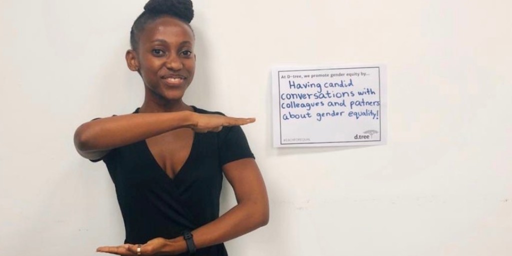 #TBT to Int'l Women's Day: <a href="/NeemaKafwimi/">Neema Kafwimi</a> promotes gender equity by "having candid conversations with colleagues and partners about gender equality!"

Though our conversations are virtual now, we're as connected as ever and remain focused on keeping communities healthy 🖥️👩‍⚕️