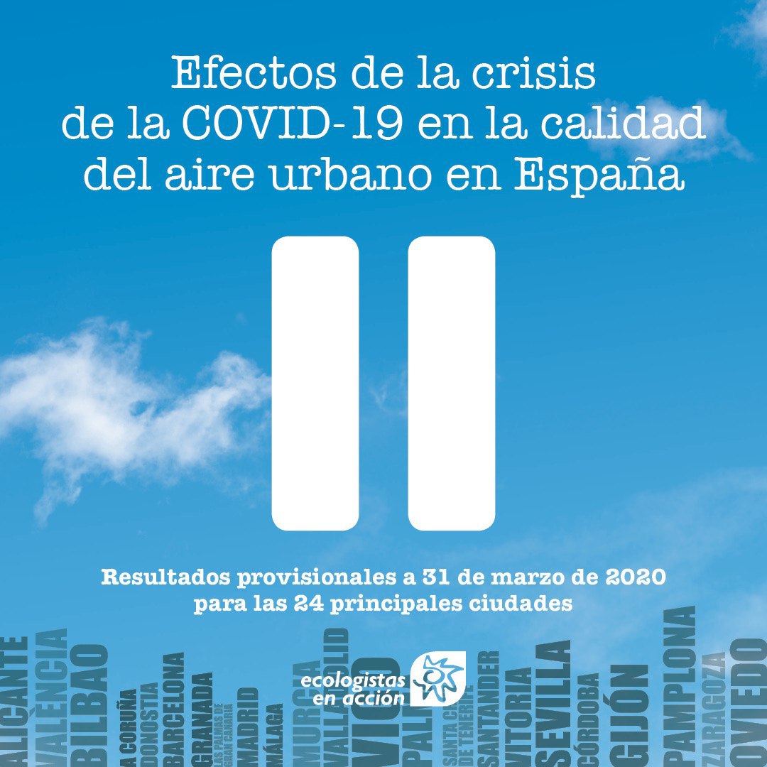 enbicigranada's tweet photo. La contaminación del aire urbano en España cae un 55 % durante la 2° quincena de marzo👉
https://t.co/WvbhcOgziI @ecologistas https://t.co/8FEEa0KPH5