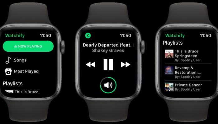 apple watch series 1 spotify