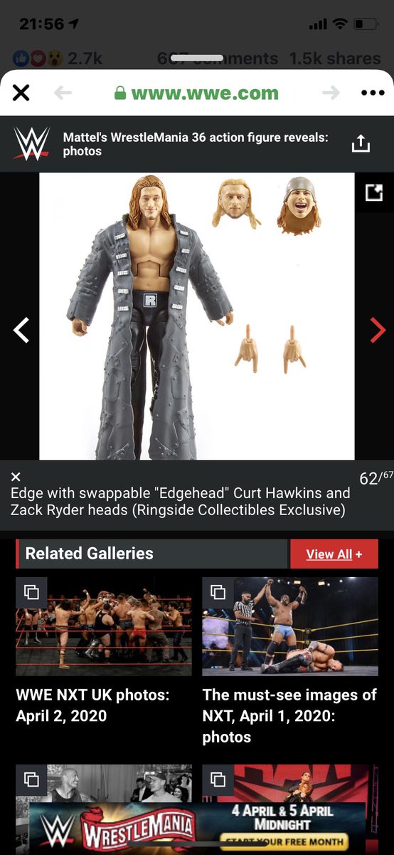 StuartChef's tweet photo. @Mattel so this is the final version of edge? Looks fuck all like him. https://t.co/ER3kCHkXtl