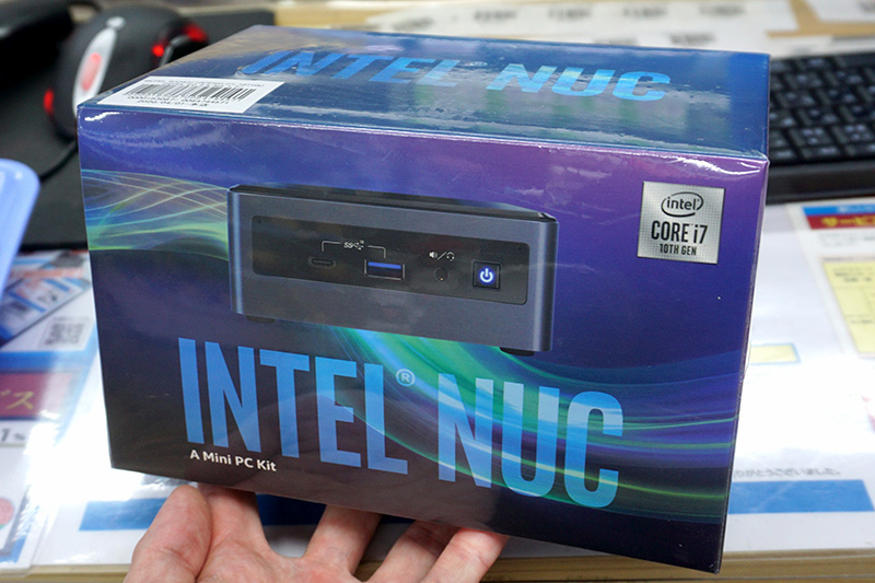 注目ブランド Intel NUC 第10世代Core i7,メモリ64GB,NVMe500GB