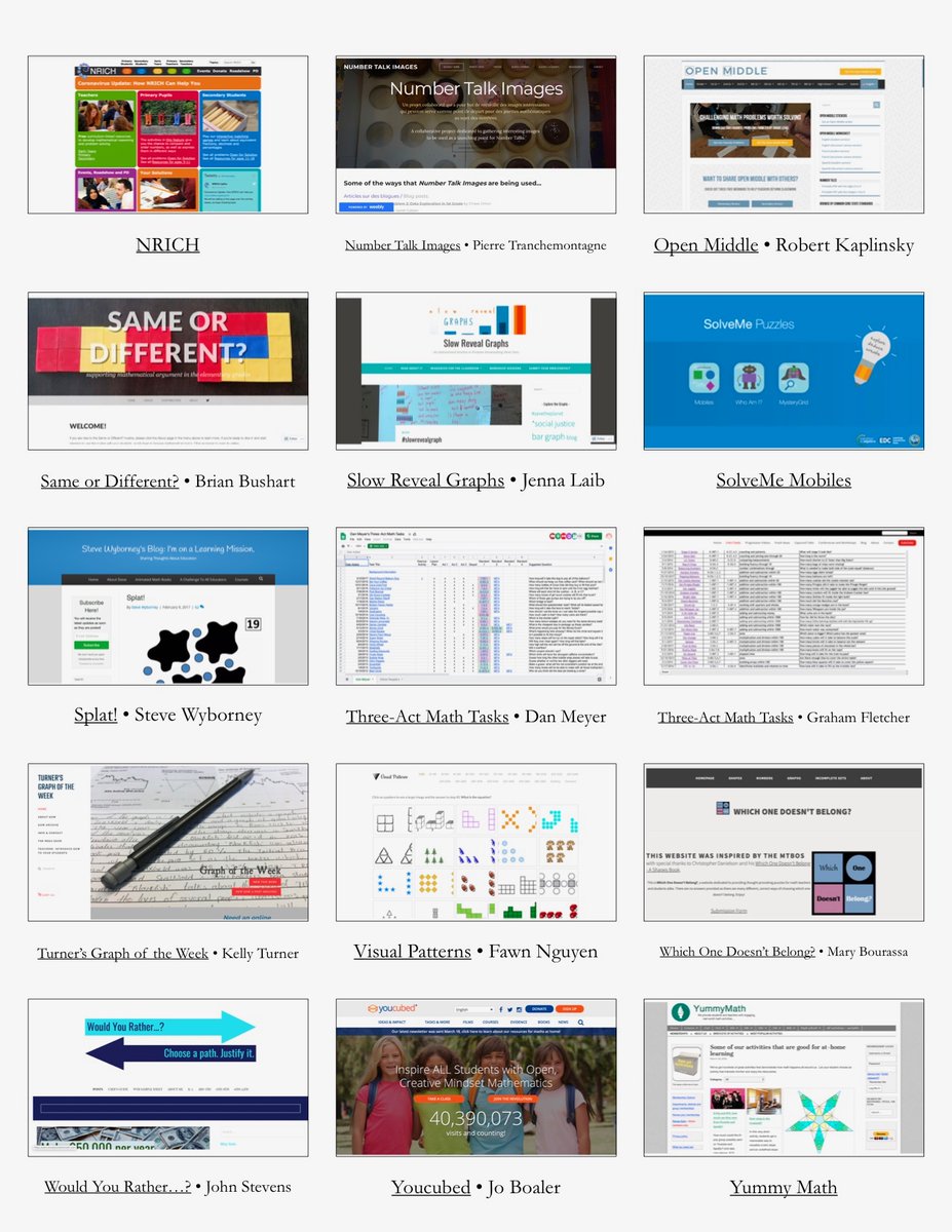 My favourite math resources in one clickable pdf: reflectionsinthewhy.wordpress.com/links/

#sd36learn #sd36numeracy #MTBoS