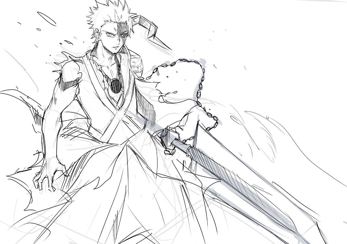 been so long since i posted any art here have a sketch 