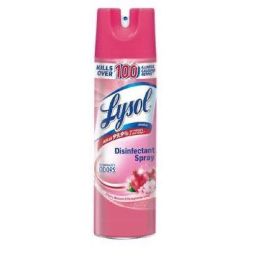 Natasha Negovanlis ( @natvanlis) as Lysol cleaner sprays, a thread: