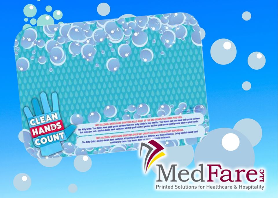 MedFareLLC's tweet photo. EDUCATE, EDUCATE, EDUCATE!
We canโt stress this enough โ your patients, residents, and guests need to understand the importance of hand hygiene and YOU can help.
Educational Hand Hygiene Traycovers: https://t.co/LZ0811nm9K
#Traycovers #HandHygiene #Traymats #Trayliners https://t.co/irPCJ6Ufsf
