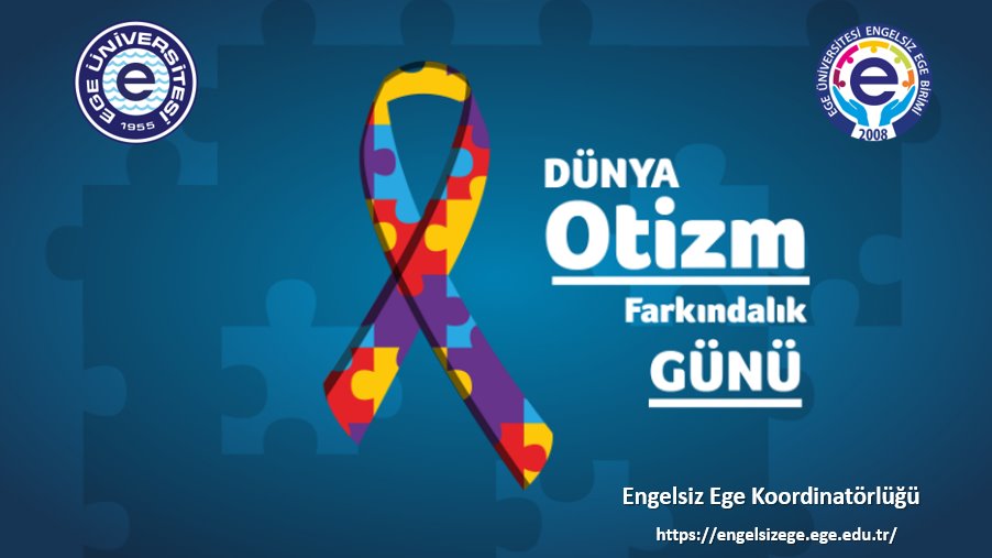 Otizm eksiklik değil, farklılıktır. Otizmin farkındayız ve onların yanındayız.
