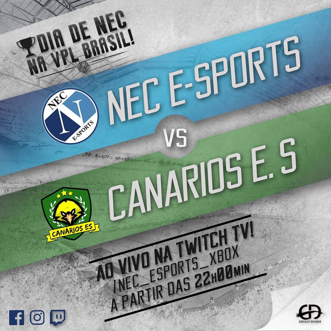 NapoliEC's tweet photo. [ NOITE DE ESTREIA ]

Hoje teremos a volta da marca NEC e-Sports aos gramados virtuais no Xbox, e iniciaremos nossa caminhada com duas importantes partidas valendo pelo Brasileirão da liga VPL.

Venha acompanhar ao vivo.

Canal: https://t.co/Jnapd5jZZG

#OrgulhoDeSerUmNEC https://t.co/Xpm594BfcJ
