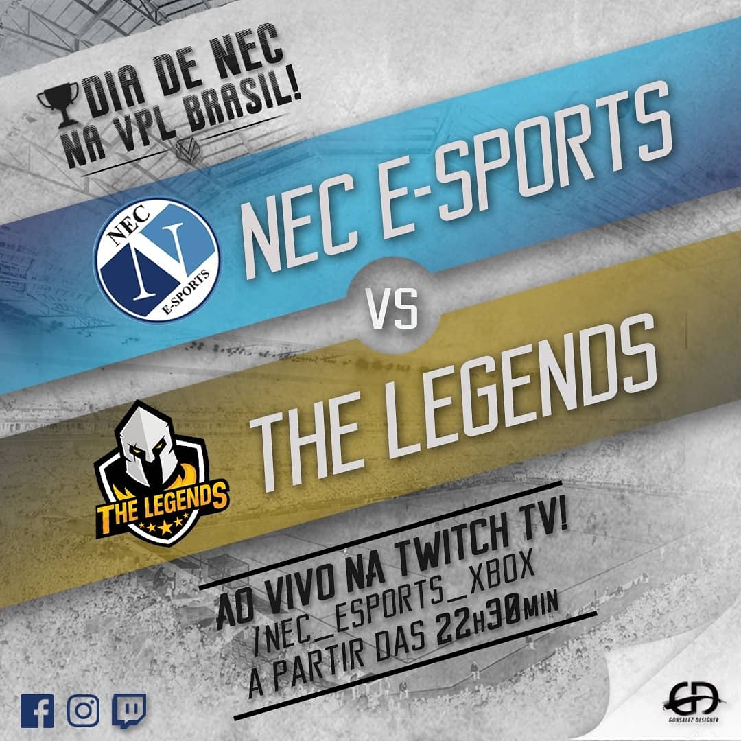 NapoliEC's tweet photo. [ NOITE DE ESTREIA ]

Hoje teremos a volta da marca NEC e-Sports aos gramados virtuais no Xbox, e iniciaremos nossa caminhada com duas importantes partidas valendo pelo Brasileirão da liga VPL.

Venha acompanhar ao vivo.

Canal: https://t.co/Jnapd5jZZG

#OrgulhoDeSerUmNEC https://t.co/Xpm594BfcJ