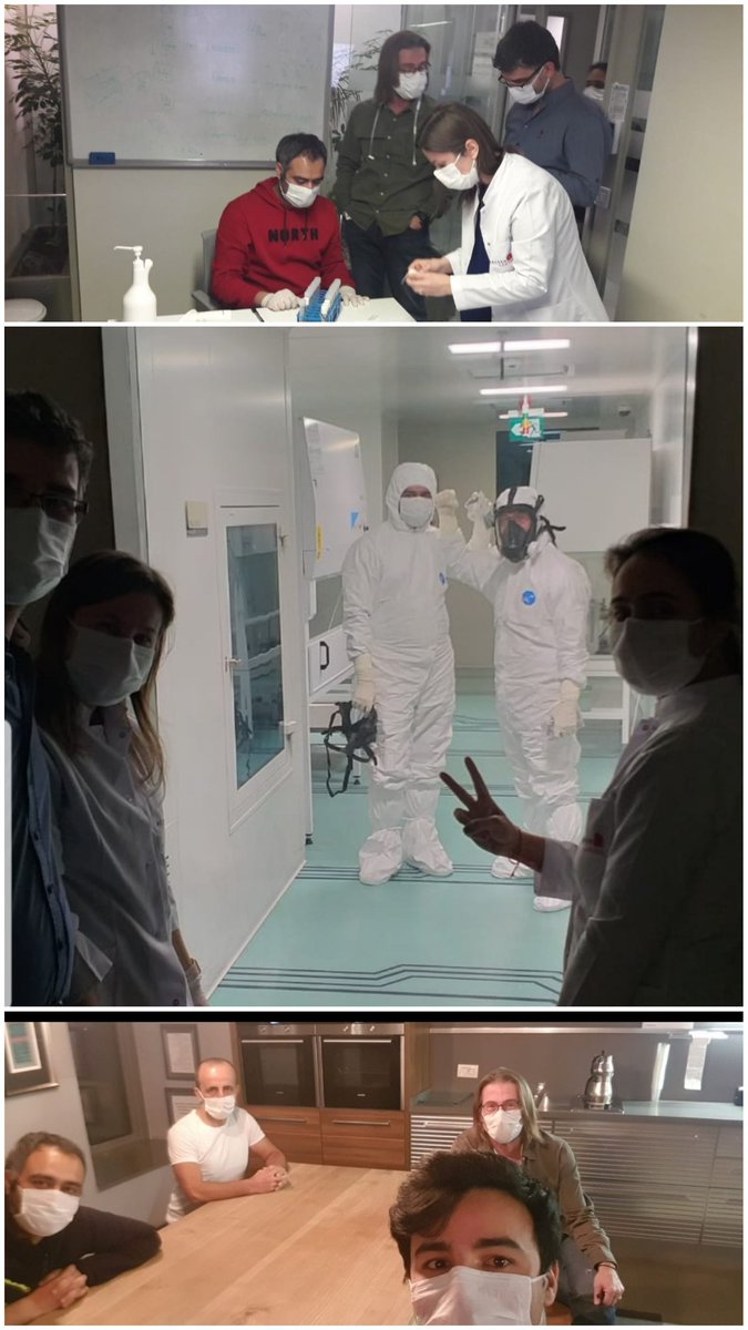 Aşı  üretimi için son hazırlıklarımızı yaptık ve içeri girdik.  <a href="/YurtseverBulut/">bulut yurtsever</a>, @Gözde, <a href="/utkuseyis/">Utku Seyis</a>, Derya, Recai, Mülazım  ile. Risk nedeniyle bu hafta sadece ben çalışacağım. Sonra yerini kavramlarıma bırakacağım. Ve 23.00 da ancak karantina alanımıza geri dönebildik.