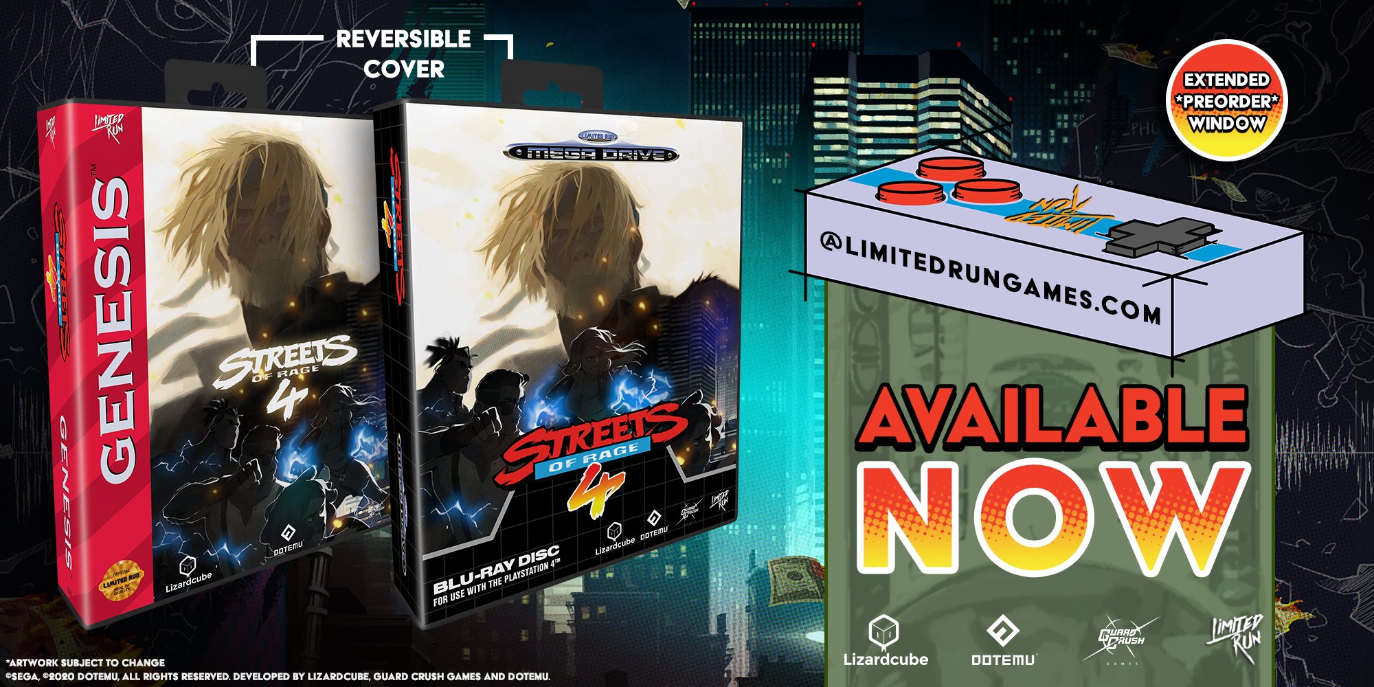 Limited run streets of rage 4 best sale switch