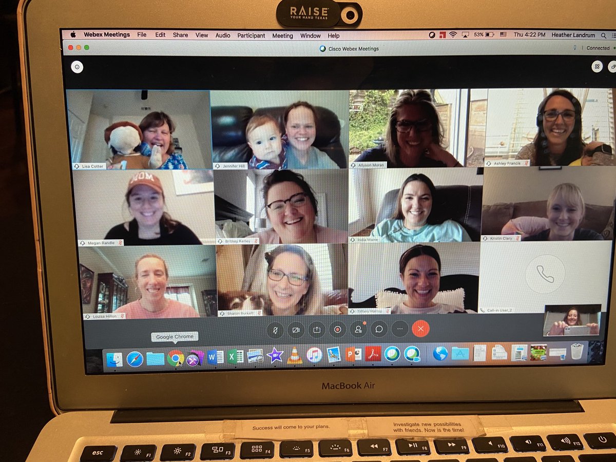 WebEx Learning Leader meeting this afternoon with some of the BEST leaders in <a href="/GCISD/">Grapevine-Colleyville ISD</a>! ⁦<a href="/PeopleofGCISD/">People of GCISD</a>⁩ #DESisBEST