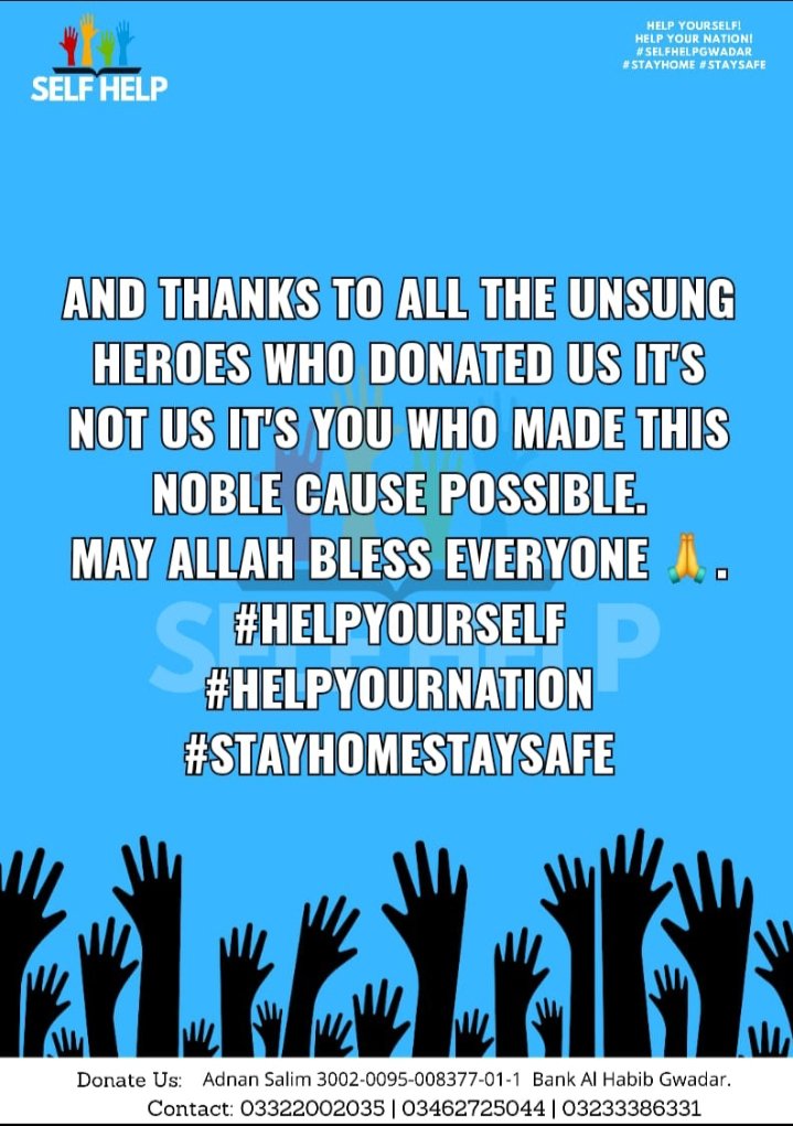 Alee21Aftab's tweet photo. #SelfHelp
Mashallah ❤️
Day 9
170+ Families
1470+ in Total
#HelpYourself
#HelpYourNation
#StayHomeStaySafe https://t.co/PP9sFdITGs