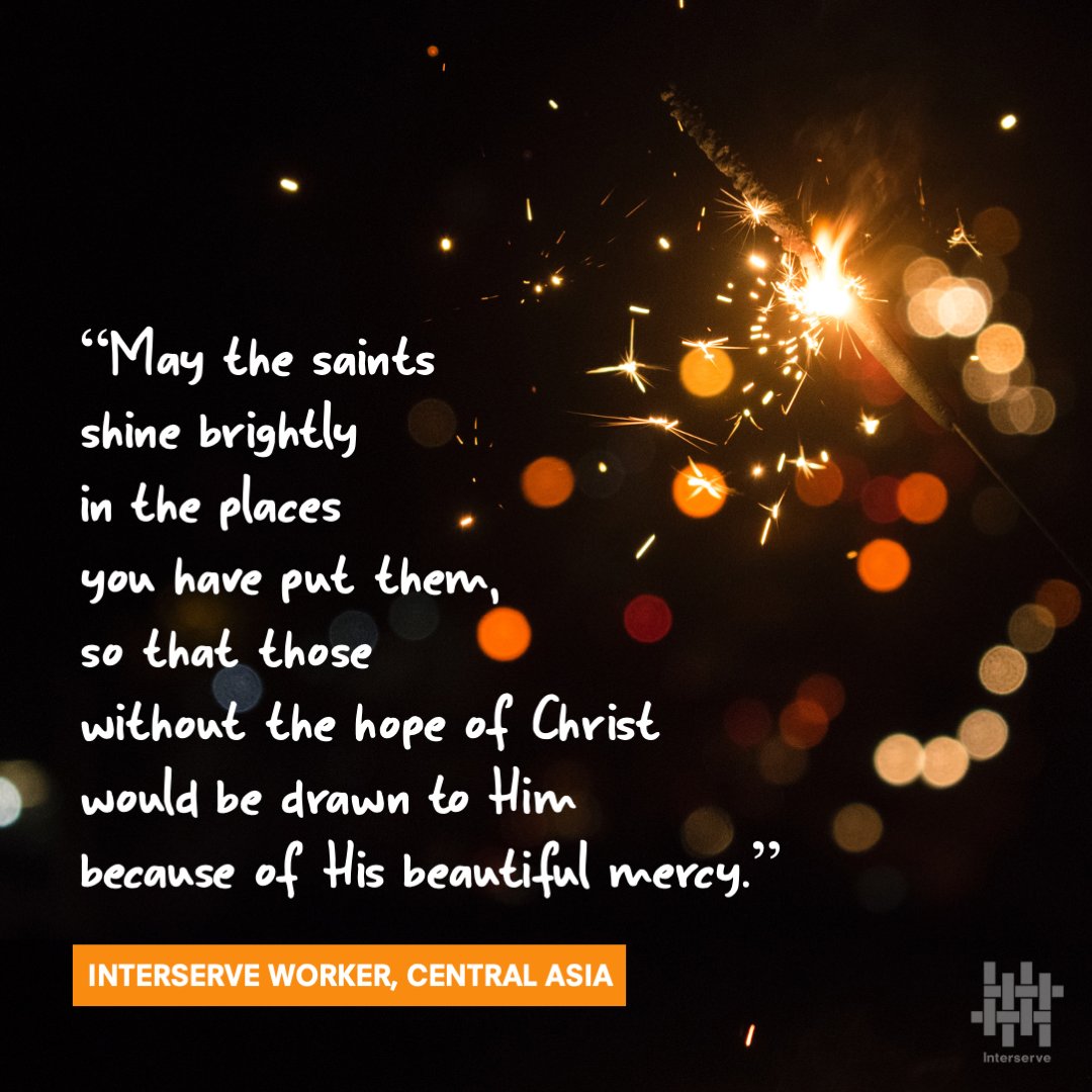 InterserveCnd's tweet photo. A prayer excerpt from an Interserve Worker in Central Asia: 

As you pray, live and love, may the Lord shine through you to bring the life and hope that only comes from Jesus to those that God has placed around you. https://t.co/WnJyPHXsQS